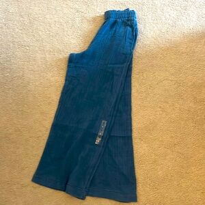 High Rise Denim Blue Gauze Pants by Gap